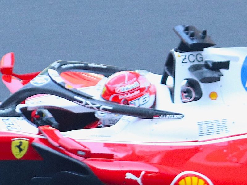 Photo of the Charles Leclerc 2026 season helmet